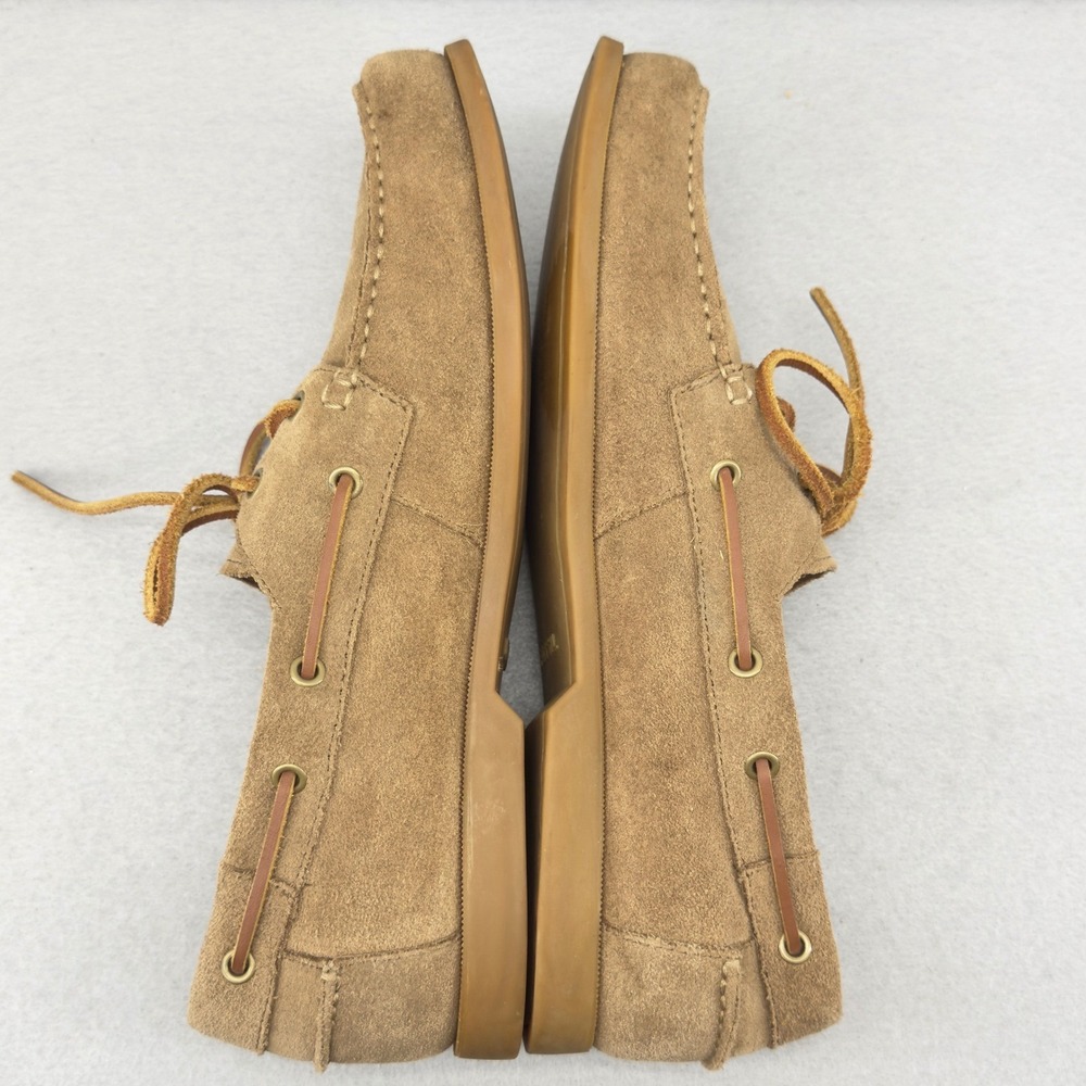 Fossil Men's Suede Leather Boat Shoes Loafers Tan‎ Size 11 - Picture 6 of 9
